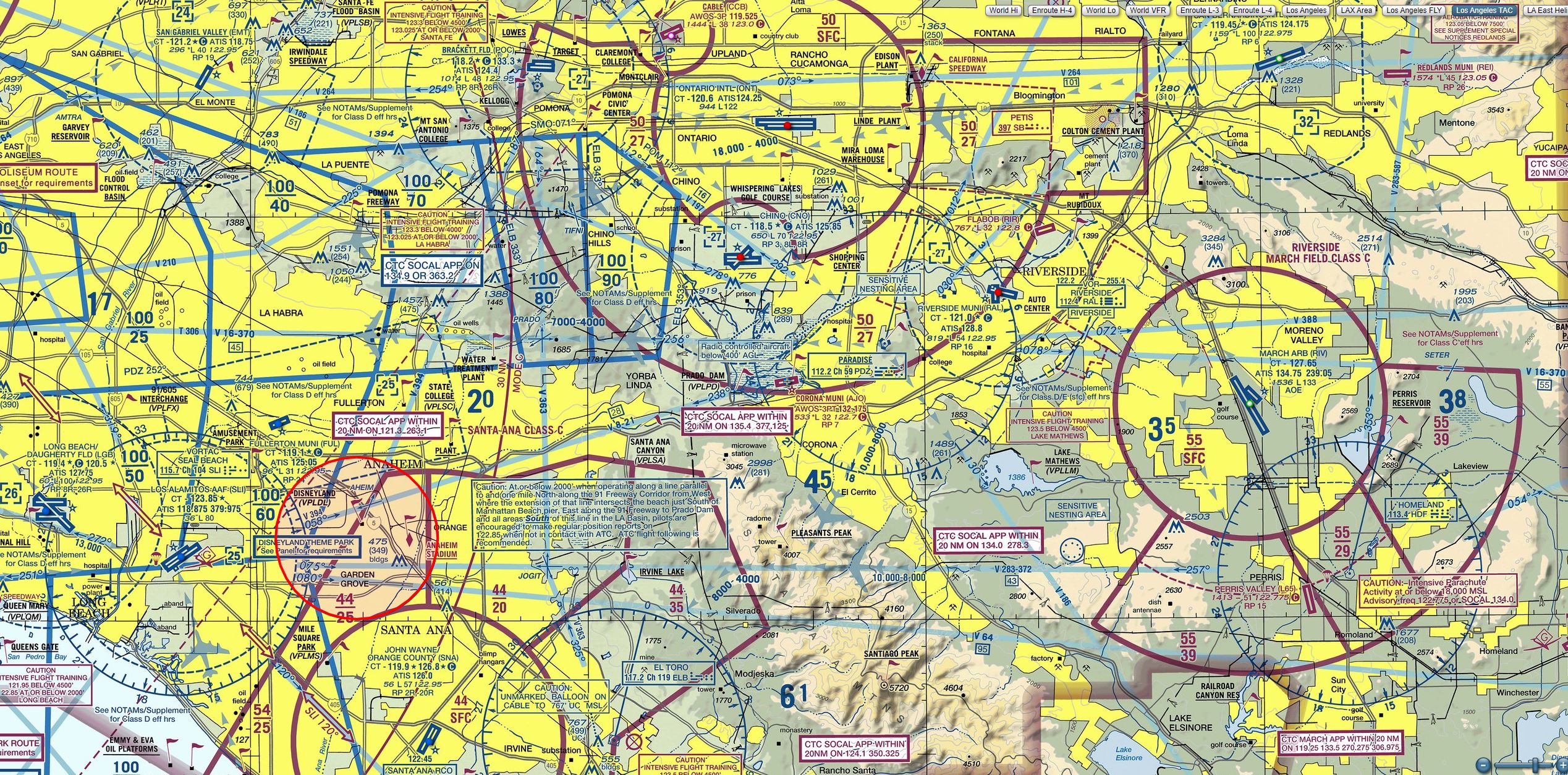 Corona Airport Chart